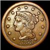 1853 Braided Hair Large Cent LIGHTLY CIRCULATED