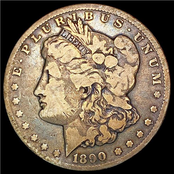 1890-CC Morgan Silver Dollar LIGHTLY CIRCULATED