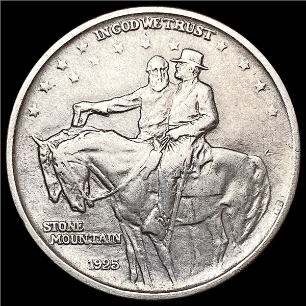 1925 Stone Mountain Half Dollar NEARLY UNCIRCULATED