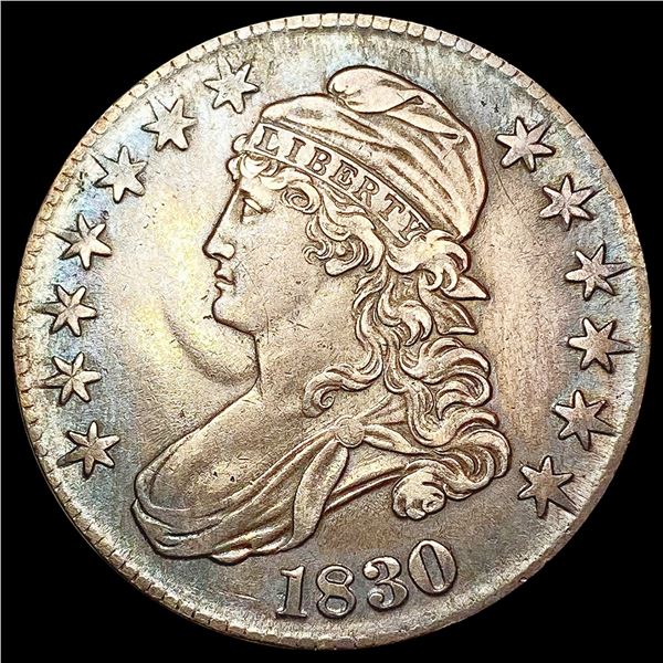 1830 O-121 Capped Bust Half Dollar CLOSELY UNCIRCULATED