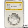 1827 Capped Bust Half Dollar PGA MS63+
