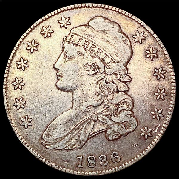 1836 Capped Bust Half Dollar CLOSELY UNCIRCULATED