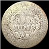 Image 2 : 1840 W/Drapery Seated Liberty Half Dime NICELY CIRCULATED