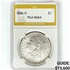 1886-O Morgan Silver Dollar PGA MS64