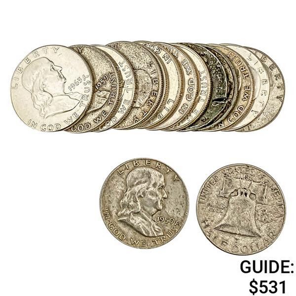 [15]1938-1962 Walking Liberty/Franklin Half Dollars