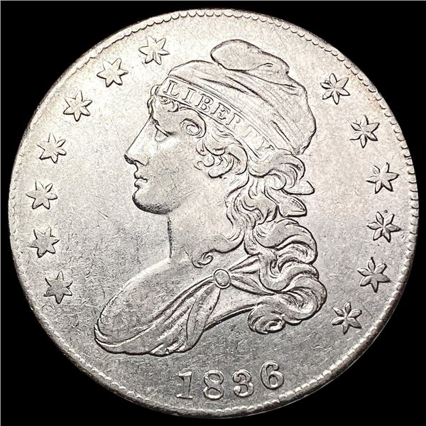1836 Capped Bust Half Dollar CLOSELY UNCIRCULATED