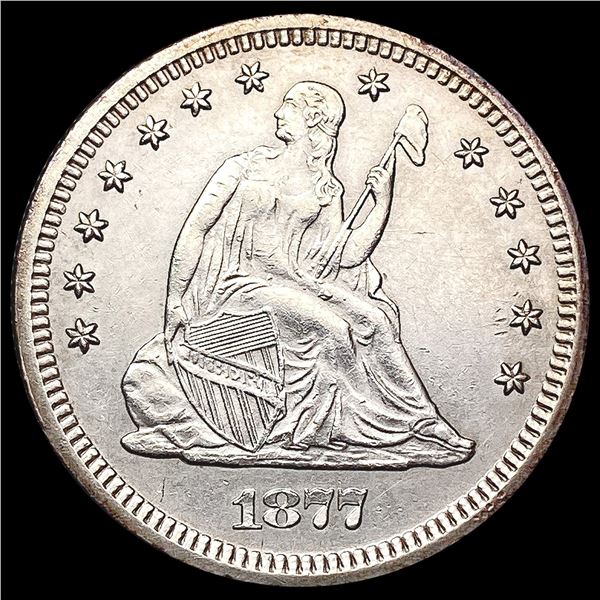 1877-S Seated Liberty Quarter UNCIRCULATED