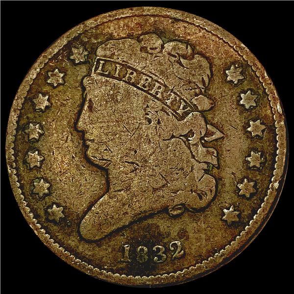1832 Classic Head Half Cent NICELY CIRCULATED