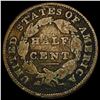 Image 2 : 1832 Classic Head Half Cent NICELY CIRCULATED