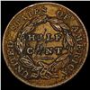 Image 2 : 1828 Classic Head Half Cent CLOSELY UNCIRCULATED