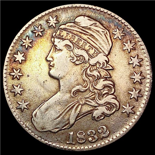 1832 Capped Bust Half Dollar NEARLY UNCIRCULATED