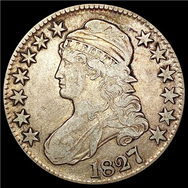 1827 Capped Bust Half Dollar LIGHTLY CIRCULATED