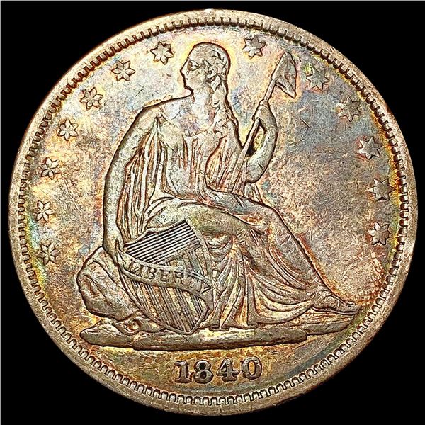 1840 Seated Liberty Half Dollar CLOSELY UNCIRCULATED