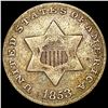 Image 1 : 1853 Silver Three Cent NICELY CIRCULATED