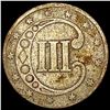 Image 2 : 1853 Silver Three Cent NICELY CIRCULATED