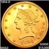 1894-O $10 Gold Eagle CHOICE BU