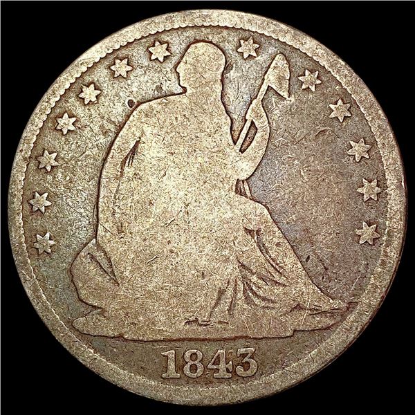 1843-O Seated Liberty Half Dollar NICELY CIRCULATED
