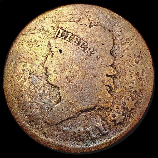 1811 11/10 Classic Head Large Cent NICELY CIRCULATED