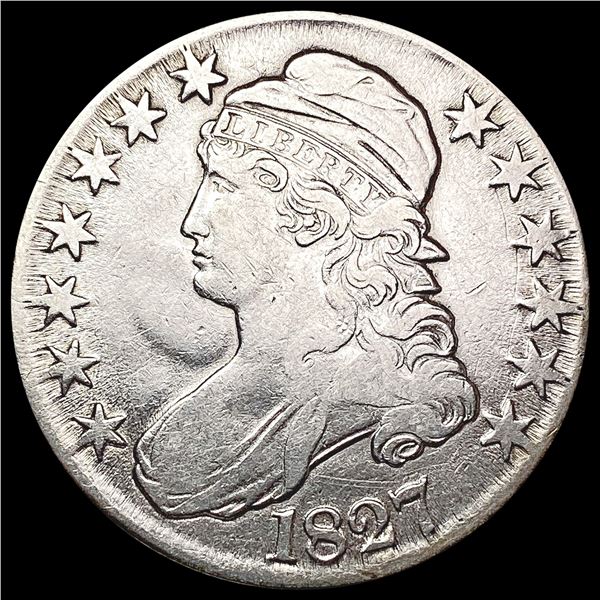 1827 Capped Bust Half Dollar CLOSELY UNCIRCULATED
