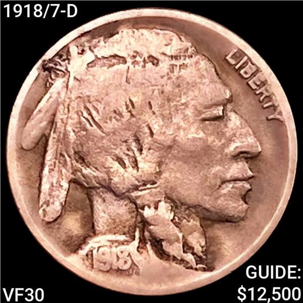 1918/7-D Buffalo Nickel LIGHTLY CIRCULATED