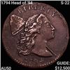 Image 1 : 1794 Head of '94 S-22 Liberty Cap Large Cent CLOSELY UNCIRCULATED