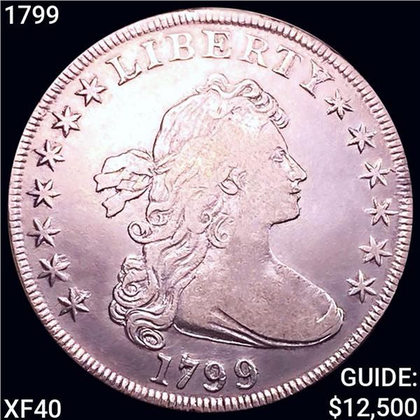 1799 Draped Bust Dollar NEARLY UNCIRCULATED