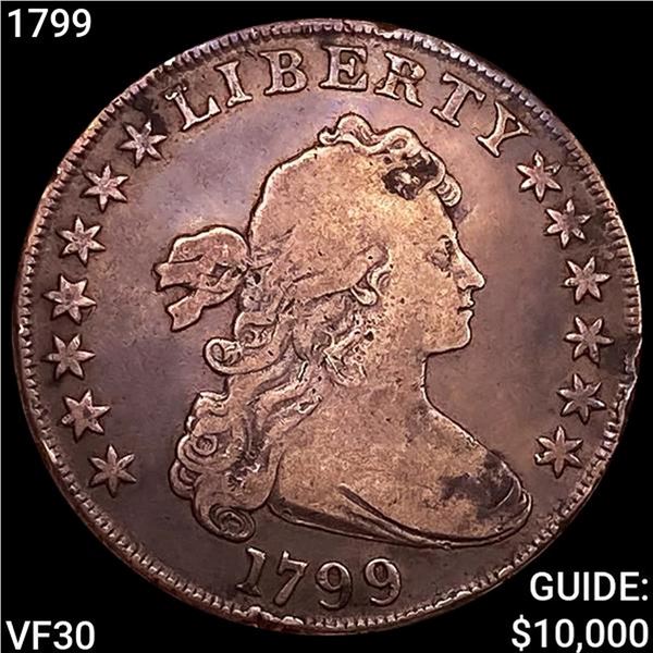 1799 Barber Dollar LIGHTLY CIRCULATED