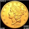 1872-S $20 Gold Double Eagle CHOICE AU