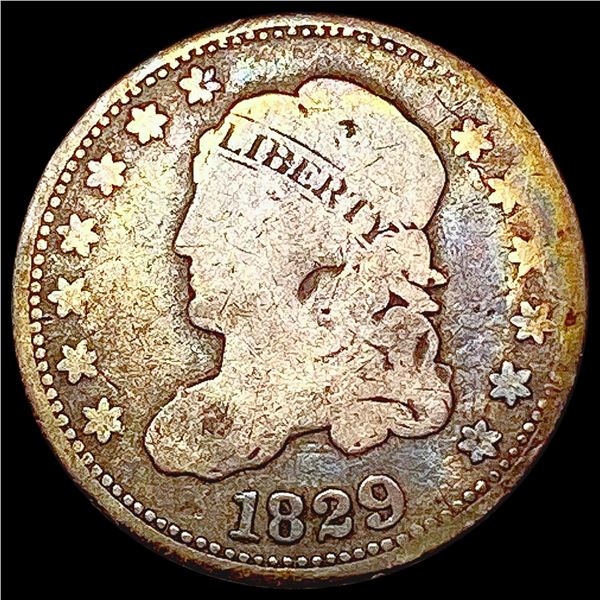 1829 Capped Bust Half Dime NICELY CIRCULATED