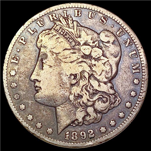 1892-CC Morgan Silver Dollar NICELY CIRCULATED