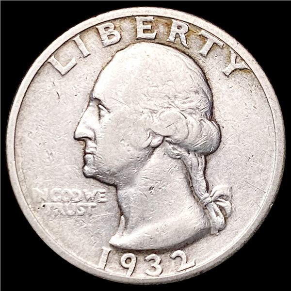 1932-S Washington Silver Quarter LIGHTLY CIRCULATED
