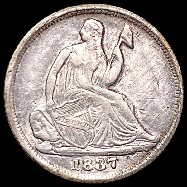 1837 Seated Liberty Half Cent CLOSELY UNCIRCULATED
