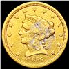 1866-S $2.50 Gold Quarter Eagle CLOSELY UNCIRCULATED