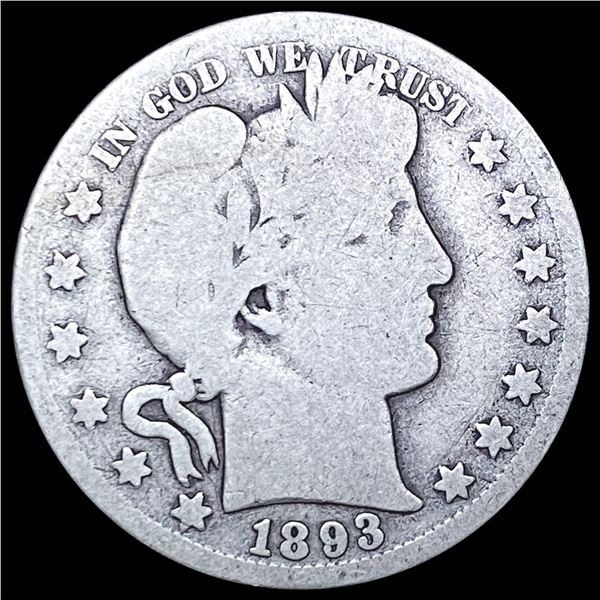 1893-S Barber Half Dollar NICELY CIRCULATED