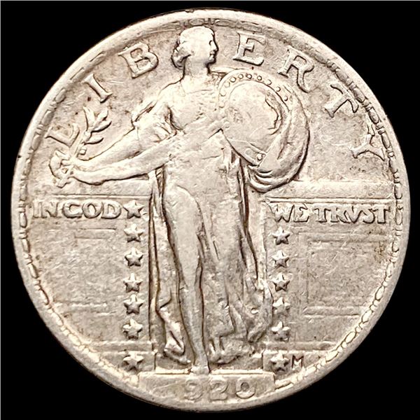 1920 Standing Liberty Quarter LIGHTLY CIRCULATED