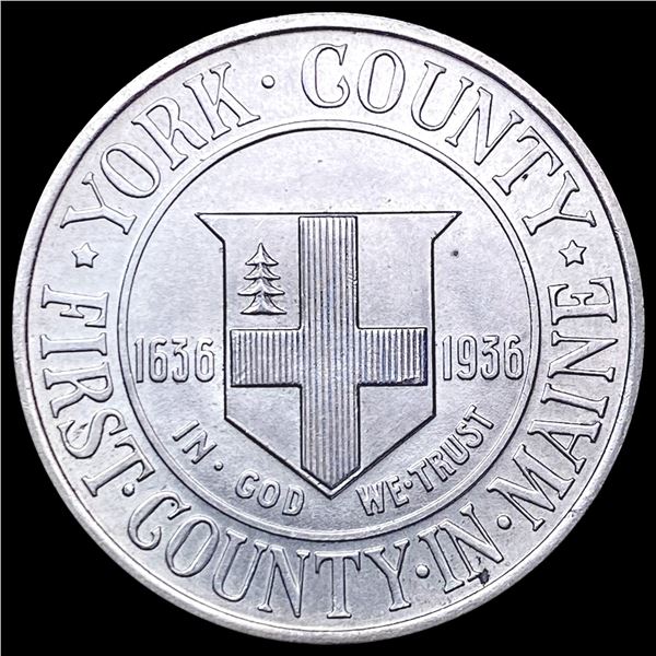 1936 York Half Dollar GEM BU