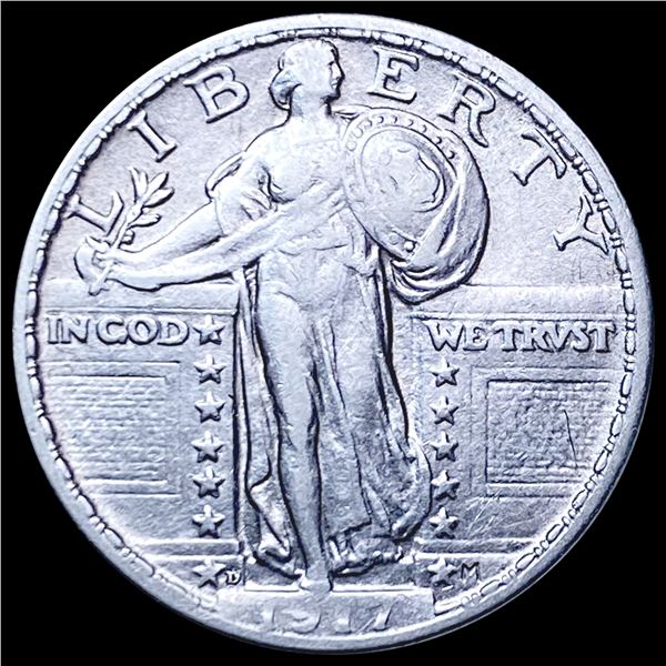 1917-D T2 Standing Liberty Quarter CLOSELY UNCIRCULATED