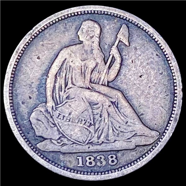1838-O Seated Liberty Dime LIGHTLY CIRCULATED