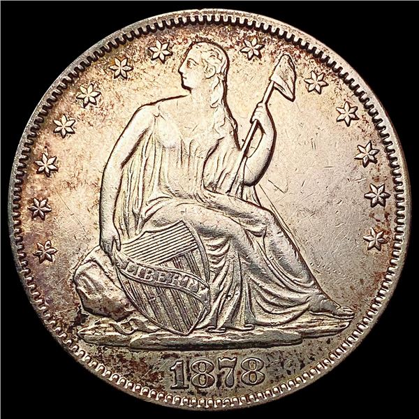 1878 Seated Liberty Half Dollar CLOSELY UNCIRCULATED