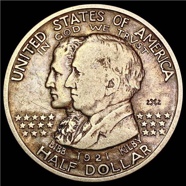 1921 Alabama Half Dollar CLOSELY UNCIRCULATED