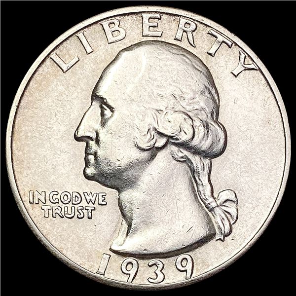 1939-S Washington Silver Quarter CHOICE AU