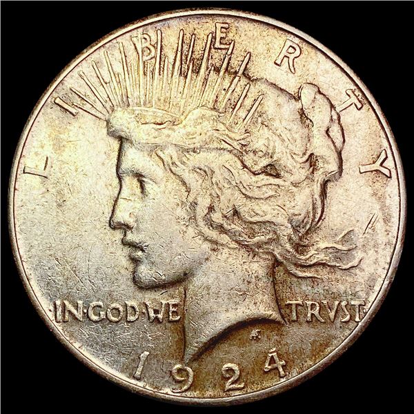 1924-S Silver Peace Dollar CLOSELY UNCIRCULATED