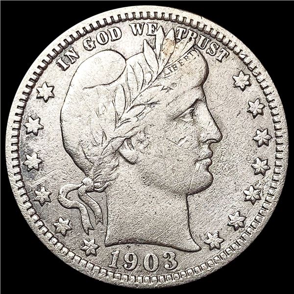 1903-O Barber Quarter LIGHTLY CIRCULATED