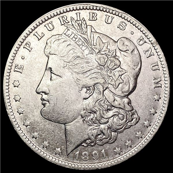 1891-O Morgan Silver Dollar CLOSELY UNCIRCULATED