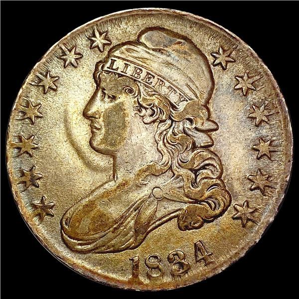 1834 Capped Bust Half Dollar LIGHTLY CIRCULATED