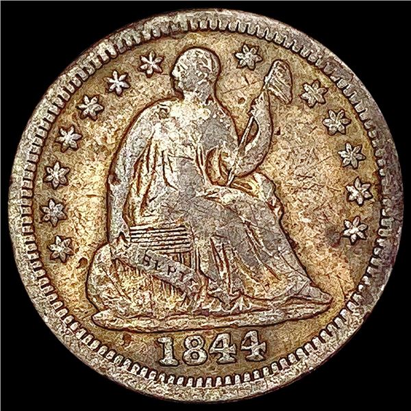 1844-O Seated Liberty Half Dime NEARLY UNCIRCULATED