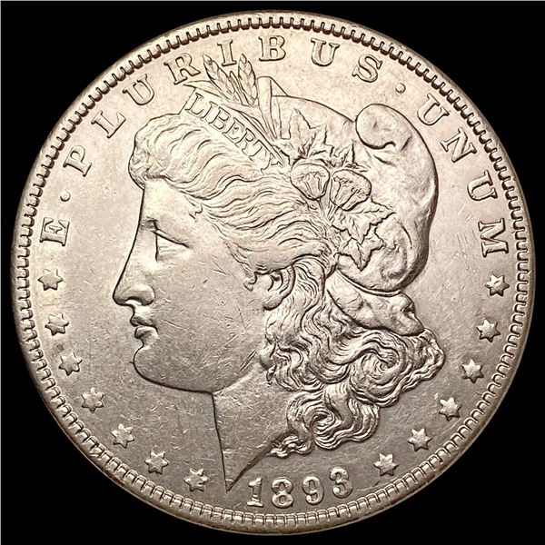1893 Morgan Silver Dollar CLOSELY UNCIRCULATED