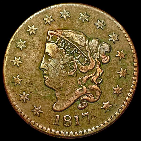1817 Coronet Head Large Cent CLOSELY UNCIRCULATED