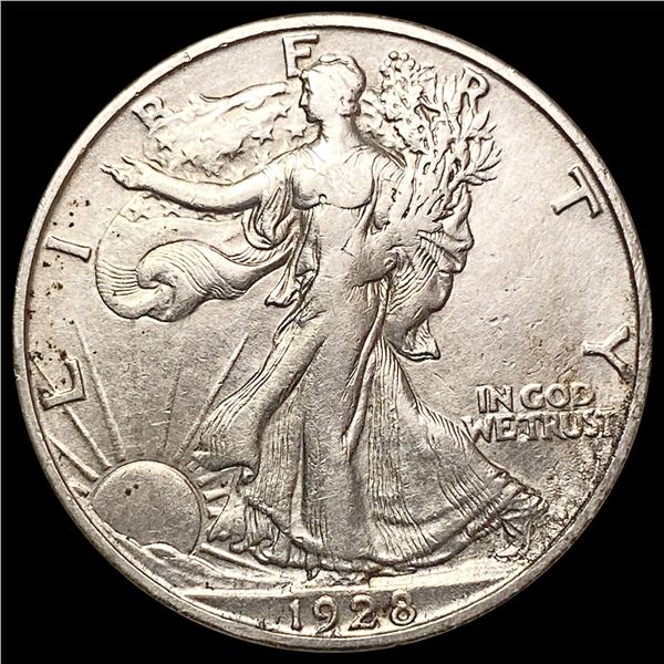 1928-S Walking Liberty Half Dollar CLOSELY UNCIRCULATED