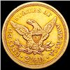 Image 2 : 1850 $2.50 Gold Quarter Eagle CLOSELY UNCIRCULATED